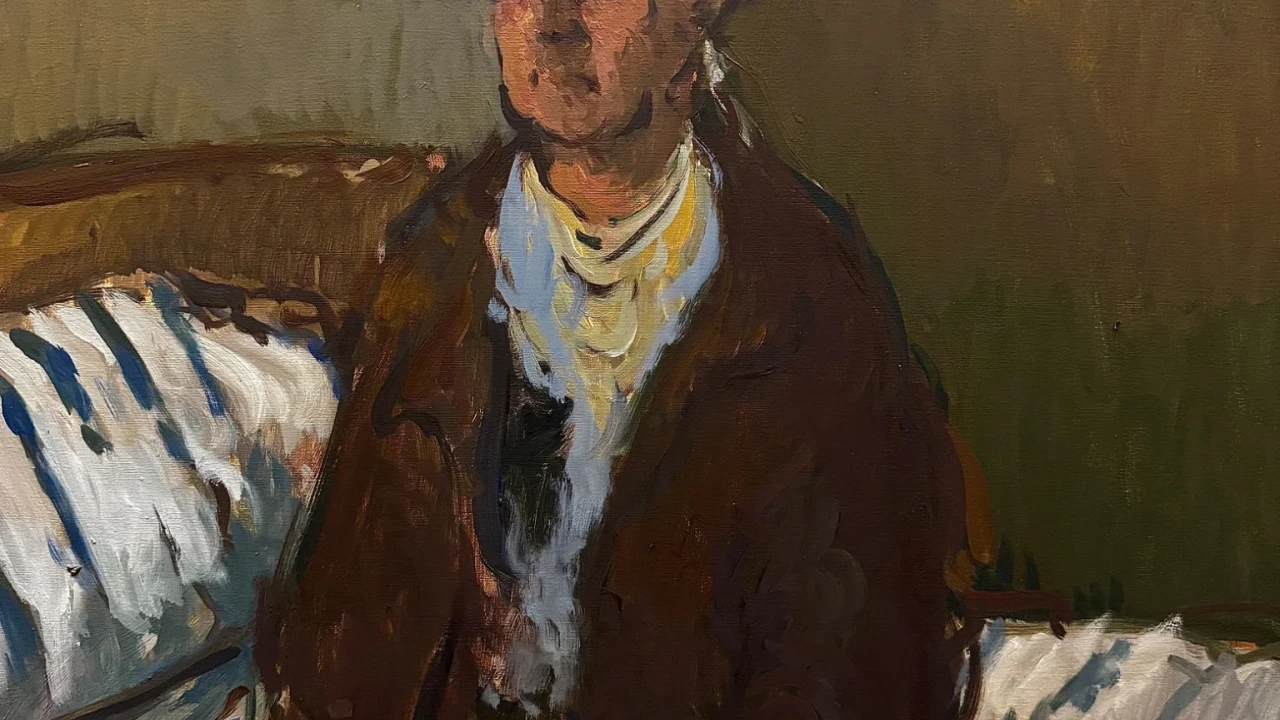 Man sitting on bed